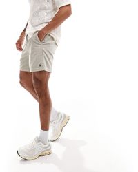 Polo Ralph Lauren - Prepsters - short en velours côtelé à logo emblématique - taupe - Lyst