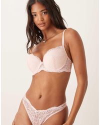 Boux Avenue - Billie Floral Lace Scallop Edge Thong - Lyst