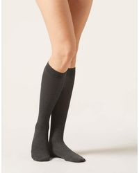 Calzedonia - Ribbed Long Socks - Lyst