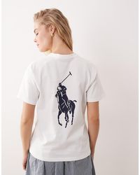 Polo Ralph Lauren - Large Icon Logo Back Print Heavyweight T-shirt - Lyst