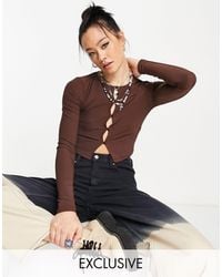 Bershka Long-sleeved tops for Women | Black Friday Sale up to 54% | Lyst
