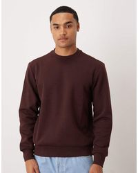 Mango - Felpa Oversize Bordeaux - Lyst