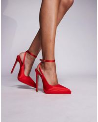 SIMMI - Simmi London Landen Wide Fit Platform Heeled Court Shoe - Lyst