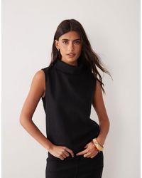 Jdy - Ensemble coordonné top sans manches en maille à col montant - Lyst