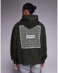 Barbour - Lever Graphic Hoodie - Lyst