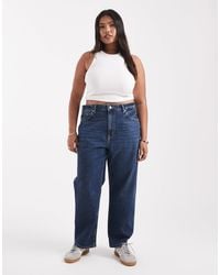 ASOS - Asos design curve – knöchellange, gerade geschnittene jeans mit comfort-stretch - Lyst