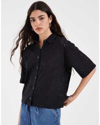 Levi's - Harlie Short Sleeve Lace Shirt - Lyst