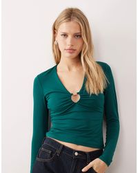 Abercrombie & Fitch - – bh-freies, langärmliges oberteil - Lyst