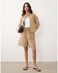 Mango - High Neck Zip Through Jacket - Lyst