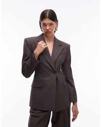 ASOS - Cinch High Break Point Blazer - Lyst