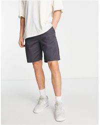 Vans Authentic Relaxed Fit Chino Shorts - Grey