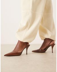 Mango - Sling Back Pointed Heel - Lyst