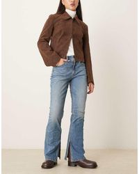Abercrombie & Fitch - Curve Love Mid Rise Bootcut Jeans - Lyst
