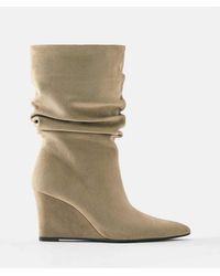 Pull&Bear - Wedge Ankle Boots - Lyst
