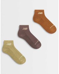 New Balance - Everyday Seasonal Enkelsokken 3-Pack - Lyst
