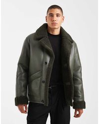 ASOS - Pilotenjack Met Borg - Lyst
