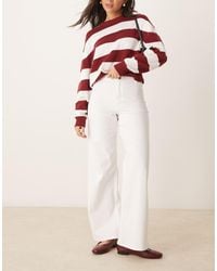 Jdy - Iris High Waisted Wide Leg Jeans - Lyst