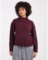 Brave Soul - High Neck Knitted Jumper - Lyst