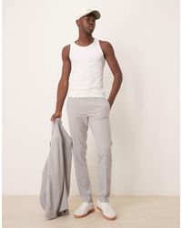 ASOS - Four Way Stretch Skinny Fit Suit Trousers - Lyst