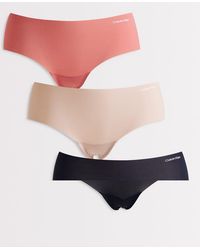 Calvin Klein - Microfibre Seamless 3 Pack Hipster Briefs - Lyst