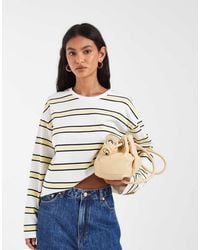 Pieces - Long Sleeve Rubgy T-shirt - Lyst