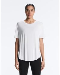 Oysho - Modal Blend Short-Sleeved T-Shirt - Lyst