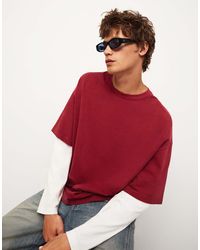Bershka - – ovale sonnenbrille aus kunstharz - Lyst