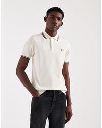 Fred Perry - Twin Tipped Logo Polo Shirt - Lyst
