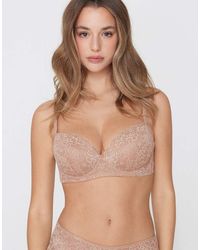 Tezenis - Wien Lace Slightly Padded Balconette Bra - Lyst