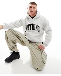Good For Nothing - Applique Varsity Hoodie - Lyst