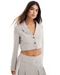 Miss Selfridge - Relaxed Cropped Blazer Co-ord - Lyst