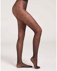 Calzedonia - Little Hearts 30 Denier Sheer Tights - Lyst