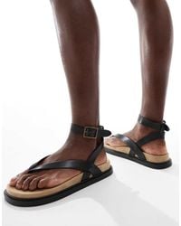 French Connection - Footbed Sandals - Lyst