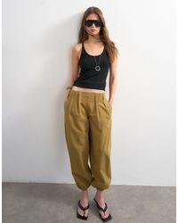 TOPSHOP - Poplin Balloon Trouser - Lyst