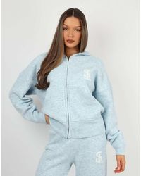 SIMMI - Romy Chunky Knit Hoodie - Lyst