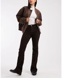 Vero Moda - Flash Mid Rise Cord Flares - Lyst