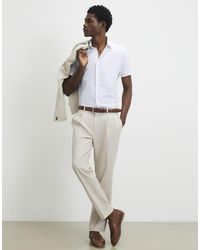 River Island - Muscle Fit Short Sleeve Shirt - Lyst