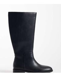 London Rebel - Paloma Refined Riding Boots - Lyst