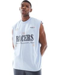 ASOS - Oversized Tank With Sport Graphic - Lyst