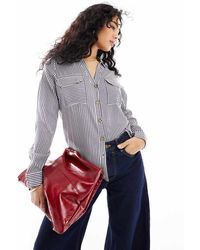 Vero Moda - Pocket Front Shirt - Lyst