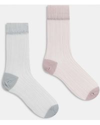 ASOS - Pack Of 2 Sheer Ankle Socks - Lyst