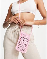 Mango - Mini Crochet Crossbody Bag - Lyst