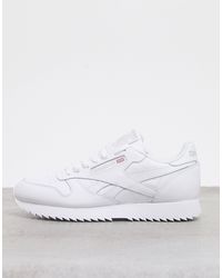 reebok classic leather white sale