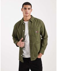 Tommy Hilfiger - Pocket Logo Overshirt - Lyst