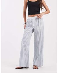 ASOS - Boxer Waistband Wide Leg Trouser Co Ord - Lyst