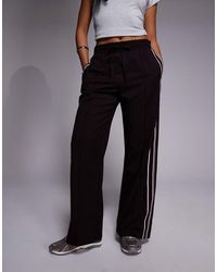 River Island - Checked Pinstripe Tailored Jogger - Lyst
