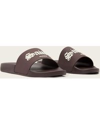 AllSaints - Saints & Sinners One Strap Logo Sliders - Lyst