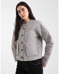 Miss Selfridge - Quilted Bed Jacket - Lyst