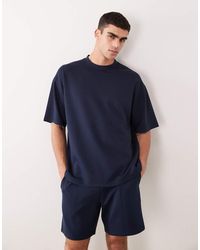 ASOS - Luxe Interlock Oversized T-shirt - Lyst