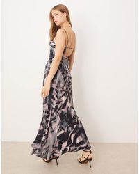 ASOS Eva Embellished Cami Midi Wedding Dress in White | Lyst UK